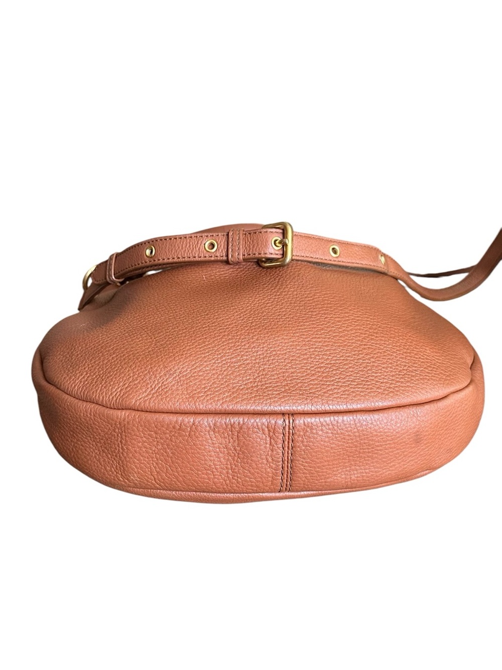 Marc by Marc Jacobs Classic Q Workwear Hobo Cognac Leather Crossbody - Picture 4 of 16